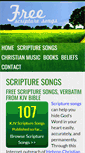 Mobile Screenshot of freescripturesongs.org